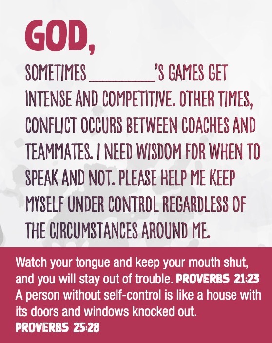 what parents of athletes want from their church leader