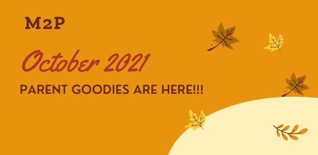 October 2021: Your October Resources are Here! October 2021 parent goodies are here